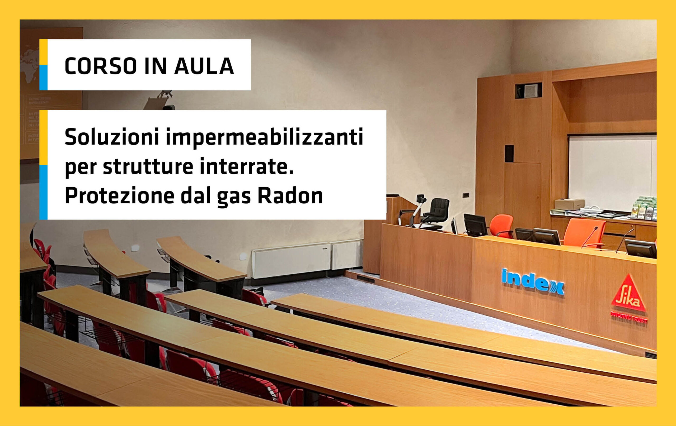 Strutture interrate e protezione dal gas Radon